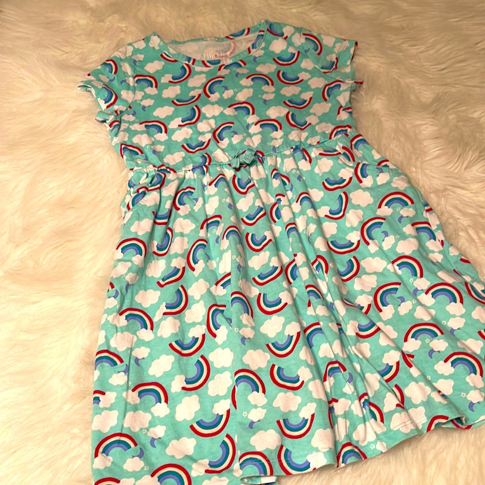 Girls 7 Rainbow Dress